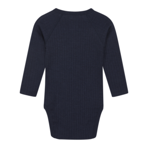 HCBilli Pointelle Body Crossover (More navy), Wolle / Seide – Bild 2