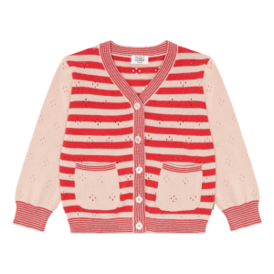 HCCamilla Stripes Cardigan (Poppies)