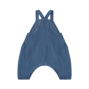 HCMaks Chambray Latzhose (Blue Denim dunkel) – Bild 3