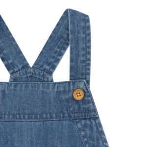 HCMaks Chambray Latzhose (Blue Denim dunkel) – Bild 2
