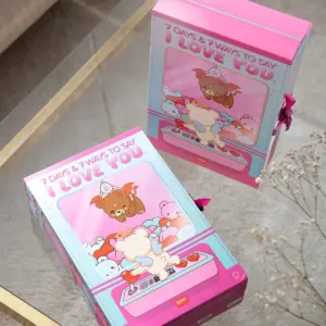 Box mit 7 Überraschungen "7 Days & 7 Ways to Say I Love You"
