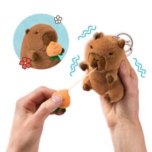 Aufzieh Knuddel Capybara mit Frucht – Ansicht 3