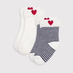Babysocken 2er Set (Variante 1) von Petit Bateau