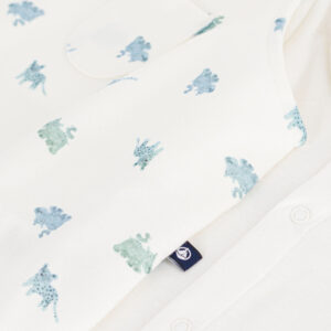 Ensemble Latzhose & Body (Marshmallow / Multico) von Petit Bateau – Bild 5