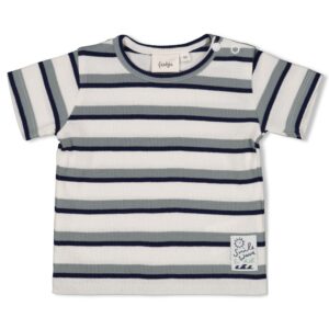 Geripptes T-Shirt Ringel - Summer Denims (Natur)