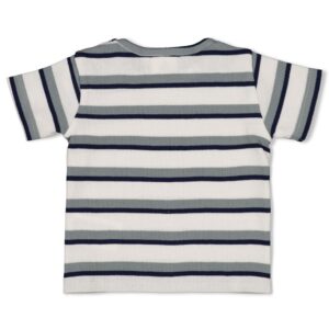 Geripptes T-Shirt Ringel - Summer Denims (Natur) – Bild 2