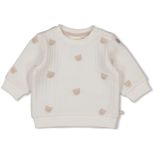 Sweater AO Stickerei - Honey Bear (Natur)