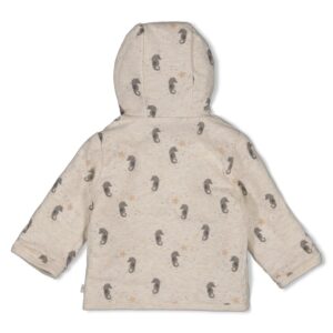 Wendejacke mit Kapuze AOP - Sea Sweeties (Natur Melange) – Bild 2