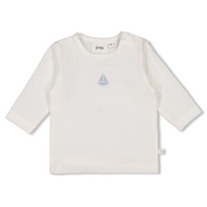 Longsleeve Strickerei Boot - The Knits (Natur)