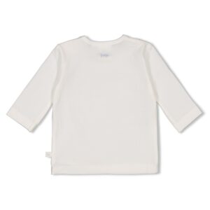 Longsleeve Strickerei Boot - The Knits (Natur) – Bild 2