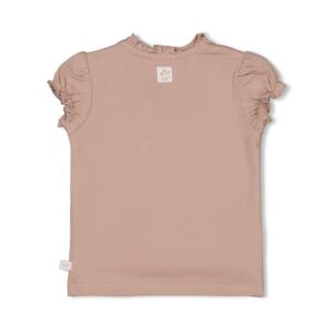 T-Shirt Delicate Flower (Taupe) – Bild 2