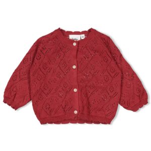 Strickjacke Ladybug (Johannisbeere)