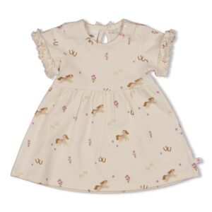 Kleid AOP k/A - Flower Ranch (Natur)