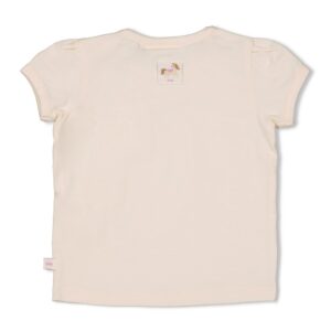 T-Shirt mit Häkeltasche - Flower Ranch (Natur) – Bild 2
