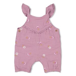 Jumpsuit Musselin AO Stickerei - Flower Ranch (Violet)