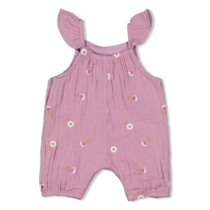 Jumpsuit Musselin AO Stickerei - Flower Ranch (Violet) – Bild 2