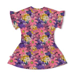 Kleid AOP - Rolling into Spring (Rosa) – Bild 2