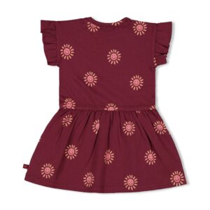 Kleid AOP - Salsa Sunset (Bordeaux) – Bild 2