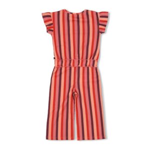 Jumpsuit Ringel Seersucker - Salsa Sunset (Lachs) – Bild 2