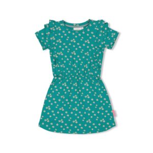 Kleid AOP - Rolling into Spring (Grün)