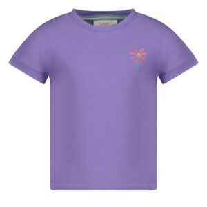 T-Shirt mit Rückendruck - Rolling into Spring (Violett) – Bild 4