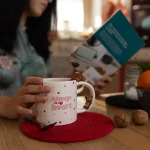 Tasse aus Steinzeug "Too cute to handle" (Teddy) – Bild 9