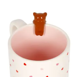 Tasse aus Steinzeug "Too cute to handle" (Teddy) – Bild 7