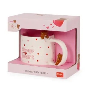 Tasse aus Steinzeug "Too cute to handle" (Teddy) – Bild 4