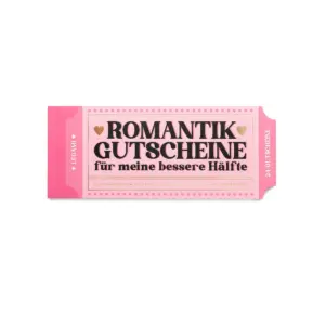 Gutschein Block mit 24 Blatt zum Valentinstag – Bild 2