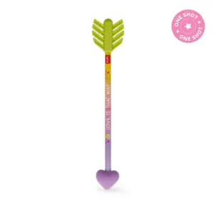 Stift mit 2 Radiergummis mit Duft "Go Cupid!" – Bild 3