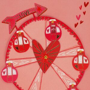 Glückwunschkarte Love Wheel – Bild 2
