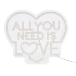 Neoneffekt LED Schild "It's a Sign" (All You Need Is Love) – Bild 5