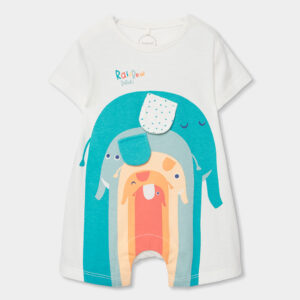 Strampelanzug gestrickt (off white) von Boboli