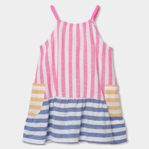 Leinen Kleid (gestreift) von Boboli – Bild 2