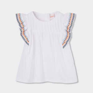 Kurzes Kleid Fantasie (weiss) von Boboli