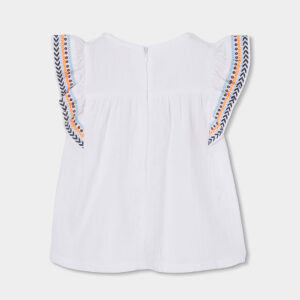 Kurzes Kleid Fantasie (weiss) von Boboli – Bild 2