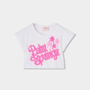 T-Shirt mit kurzen Ärmeln (weiss) von Boboli