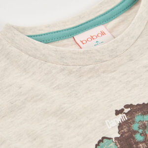 T-Shirt mit langen Ärmeln (beige) von Boboli – Bild 4