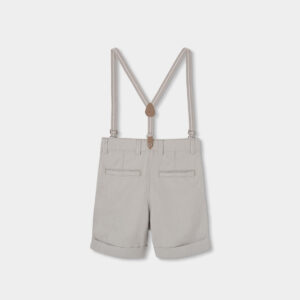 Kurze Leinen Hose (stein) von Boboli – Bild 2