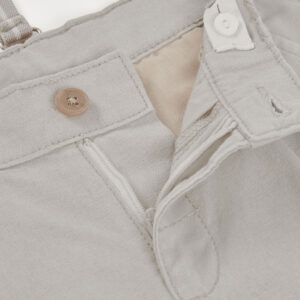 Kurze Leinen Hose (stein) von Boboli – Bild 3