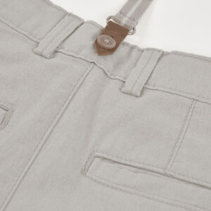 Kurze Leinen Hose (stein) von Boboli – Bild 4