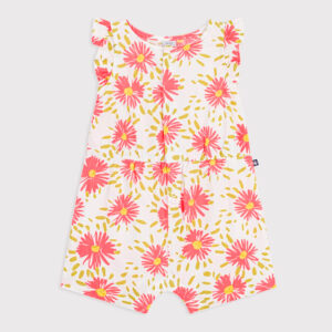 Kurz Overall (Marshmallow / Multico) von Petit Bateau