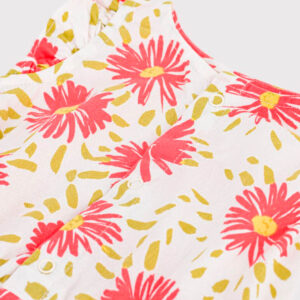 Kurz Overall (Marshmallow / Multico) von Petit Bateau – Bild 3