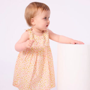 Kleid (Marshmallow / Multico) von Petit Bateau – Bild 3