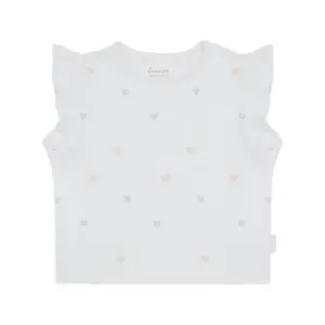 Top mit Rüschenärmeln "Hearts"