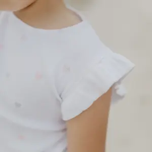 Top mit Rüschenärmeln "Hearts" – Bild 3