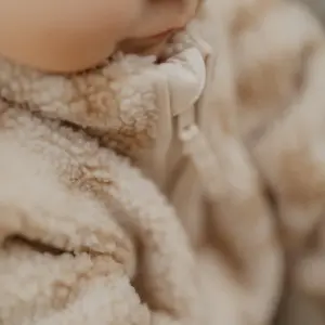 Mini-Me Leopard Print Teddy Jacke für Kinder – Bild 3