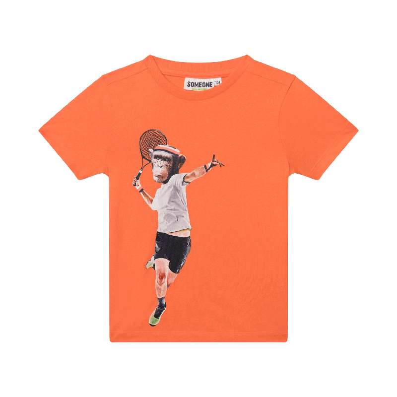SB02.261.300058-BRO-168-19 T-Shirt Short Sleeves BACKHAND-SB-02-C (Bright Orange) – Bild 1