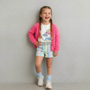 Kurze Hose LENTHE-SG-34-B (Light Blue) – Bild 4