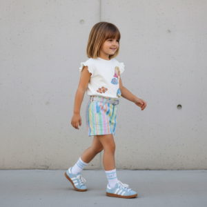 Kurze Hose LENTHE-SG-34-B (Light Blue) – Bild 3